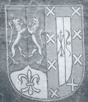 Arms (crest) of Antonio de Brizuela y Salamanca