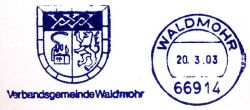 Wappen von Verbandsgemeinde Waldmohr/Arms (crest) of Verbandsgemeinde Waldmohr