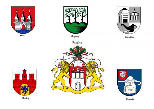 Arms in the Hamburg District