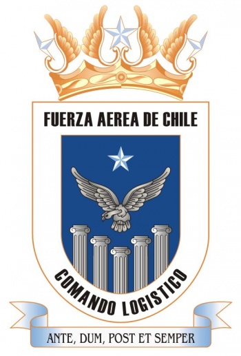 Coat of arms (crest) of the Logistical command of the Air Force of Chile