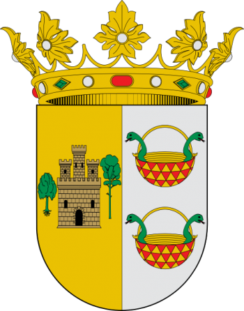Escudo de Belmonte (Cuenca)/Arms (crest) of Belmonte (Cuenca)