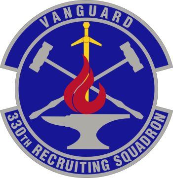 Coat of arms (crest) of the 300th Recruiting Squadron, US Air Force