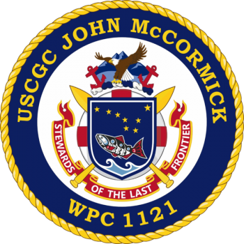 Coat of arms (crest) of the USCGC John McCormick (WPC-1121)