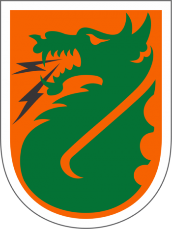 Coat of arms (crest) of 5th Signal Command, US Army