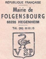 Blason de Folgensbourg/Arms (crest) of Folgensbourg