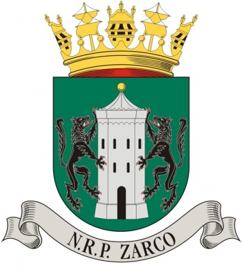 Coat of arms (crest) of the Sail Training Ship NRP Zarco, Portuguese Navy
