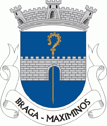 Brasão de Maximinos/Arms (crest) of Maximinos