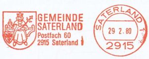 Wappen von Saterland/Coat of arms (crest) of Saterland