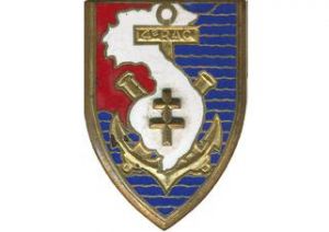 Coat of arms (crest) of the 4th Colonial Artillery Regiment, French Army