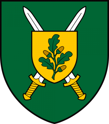 Coat of arms (crest) of the Lithuanian Land Forces Juozas Lukša Training Center, Lithuanian Army