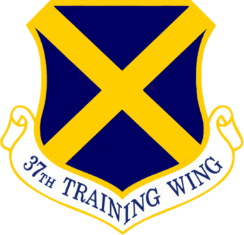 Coat of arms (crest) of the 37th Training Wing, US Air Force