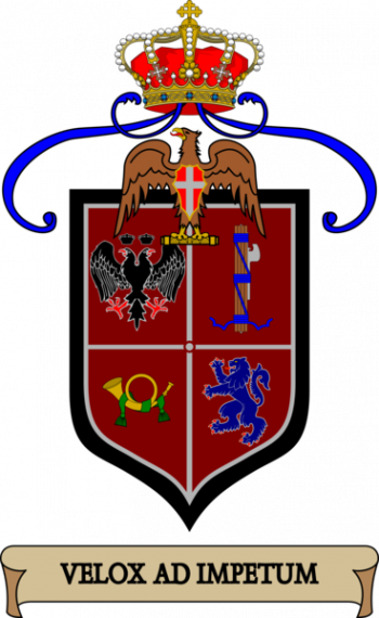 Coat of arms (crest) of 8th Bersaglieri Regiment, Italian Army