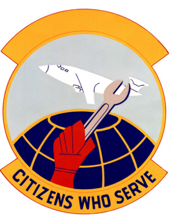 Coat of arms (crest) of the 512th Organizational Maintenance Squadron, US Air Force
