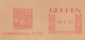 Wapen van Geffen/Coat of arms (crest) of Geffen