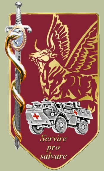 Coat of arms (crest) of the The Medical Regiment, French Army