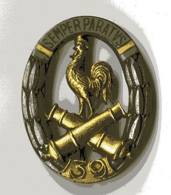 Blason de 39th Artillery Regiment, French Army/Arms (crest) of 39th Artillery Regiment, French Army