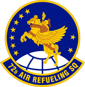 Coat of arms (crest) of the 72nd Air Refueling Squadron, US Air Force