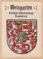 Wappen von Weingarten/Arms (crest) of Weingarten