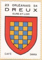 Blason de Dreux/Arms (crest) of Dreux