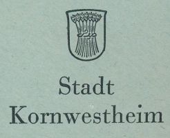 Wappen von Kornwestheim/Arms (crest) of Kornwestheim