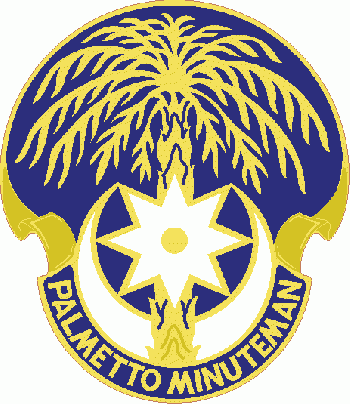 Arms of South Carolina Army National Guard, US