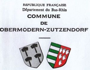 Blason de Obermodern-Zutzendorf/Coat of arms (crest) of {{PAGENAME