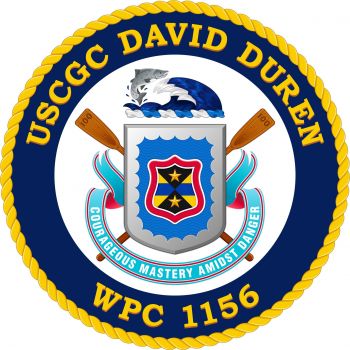 Coat of arms (crest) of the USCGC David Duren (WPC-1156)