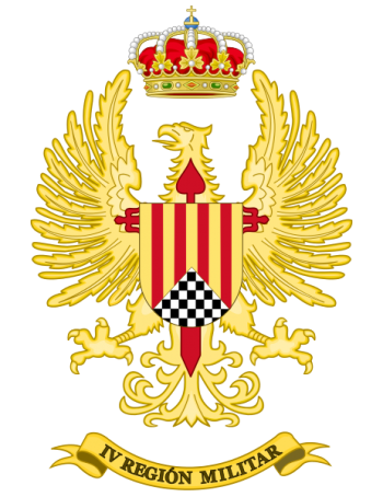 Coat of arms (crest) of the IV Military Region, Spanish Army