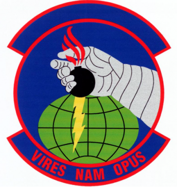 Coat of arms (crest) of the 28th Munitions Squadron, US Air Force