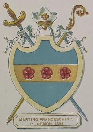 Arms (crest) of Martino de' Franceschinis