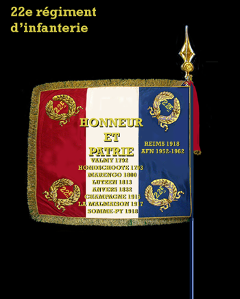Arms of 22nd Infantry Regiment, French Army