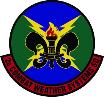 Coat of arms (crest) of the 2nd Combat Weather Systems Squadron, US Air Force