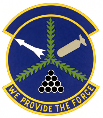 Coat of arms (crest) of the 410th Munitions Maintenance Squadron, US Air Force