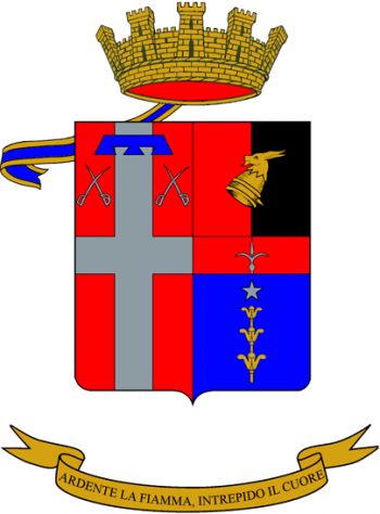 Coat of arms (crest) of the 21st Artillery Regiment, Italian Army