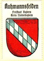 Wappen von Ruhmannsfelden/Arms (crest) of Ruhmannsfelden