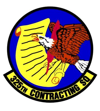 Coat of arms (crest) of the 325th Contracting Squadron, US Air Force