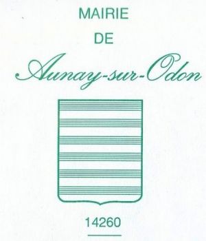 Blason de Aunay-sur-Odon/Coat of arms (crest) of {{PAGENAME