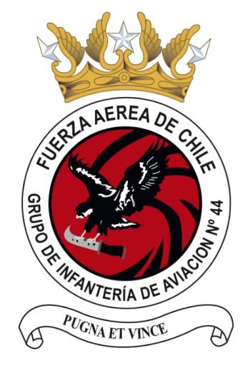 Coat of arms (crest) of the Aviation Infantry Group No 44, Air Force of Chile