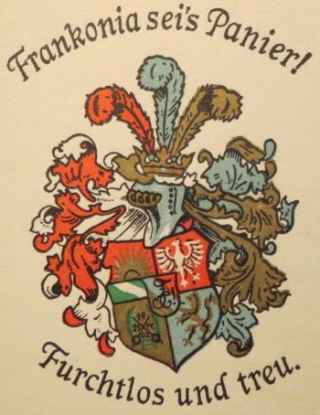 Wappen von Landsmannschaft Frankonia zu Frankfurt am Main/Arms (crest) of Landsmannschaft Frankonia zu Frankfurt am Main