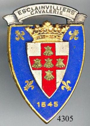 Coat of arms (crest) of the 3rd Cuirassier Regiment, French Army