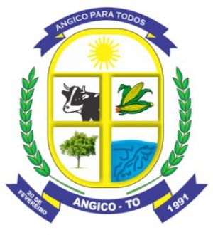 Brasão de Angico (Tocantins)/Arms (crest) of Angico (Tocantins)