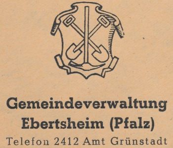 Wappen von Ebertsheim/Coat of arms (crest) of Ebertsheim