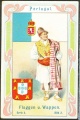 Arms, Flags and Folk Costume trade card Natrogat Portugal
