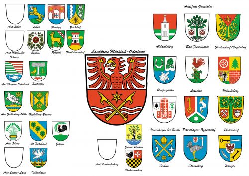 Arms in the Märkisch-Oderland District