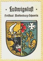 Wappen von Ludwigslust/Arms (crest) of Ludwigslust
