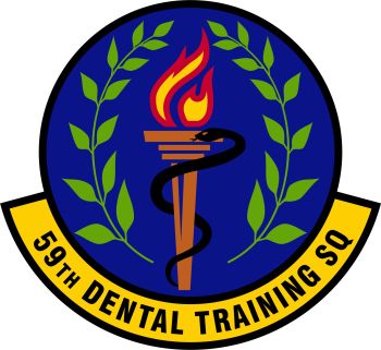 Coat of arms (crest) of the 59th Dental Training Squadron, US Air Force