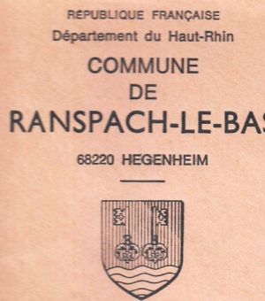 Blason de Ranspach-le-Bas