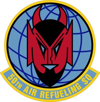 Coat of arms (crest) of the 50th Air Refueling Squadron, US Air Force