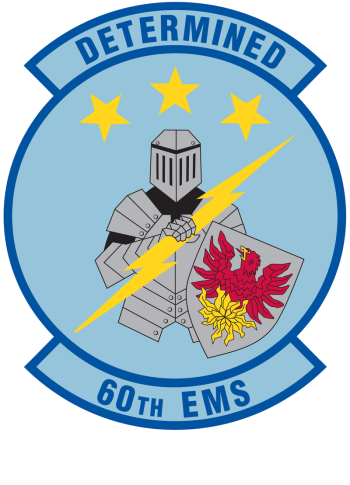 Coat of arms (crest) of the 60th Equipment Maintenance Squadron, US Air Force
