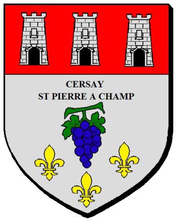 Blason de Cersay/Arms (crest) of Cersay